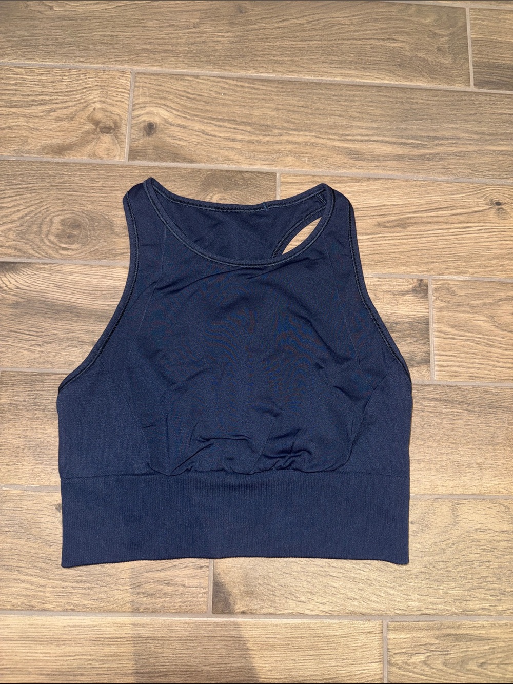 lululemon athletica Navy High-Neck Sports Bra